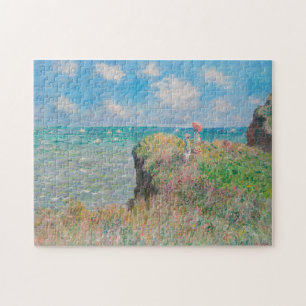 Puzzle Monet Cliff Walk à Pourvil Impressionist Painting