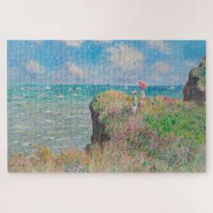 Puzzle Monet Cliff Walk à Pourvil Impressionist Painting