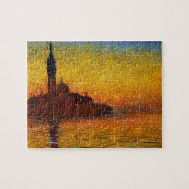 Puzzle Monet coucher de soleil à Venise Impressionniste p (Horizontal)