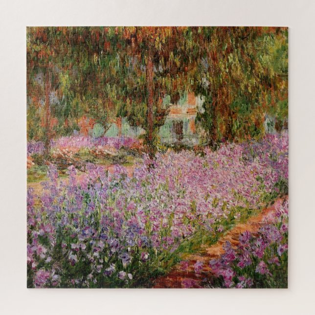 Puzzle Monet - Irises dans le jardin de Monet (Vertical)