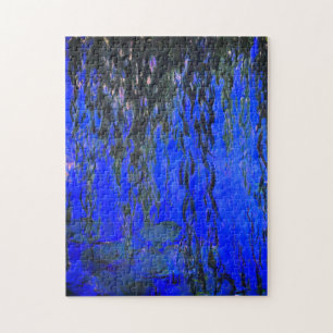 Puzzle Monet Lys d'eau et Branches de saules de pleurs