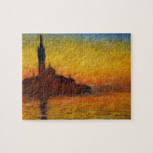 Puzzle Monet Sunset Venice Colorful Impressionism Art