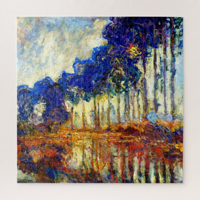 Puzzle Monet - The Poplars in Autumn (Vertical)
