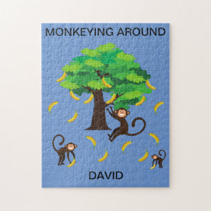 Puzzle "Monkeying Around" pour les enfants avec le