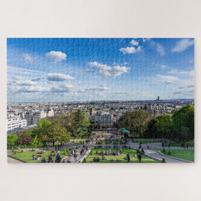 Puzzle Monmarte Paris. (Horizontal)