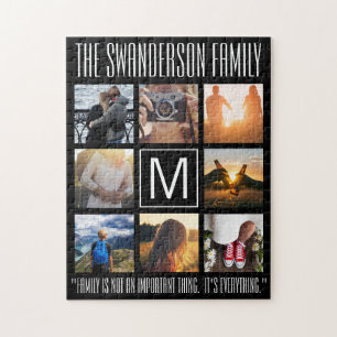 Puzzle Monogramme 8 Frame LGN