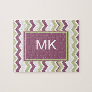 Puzzle Monogramme Chevron Brick