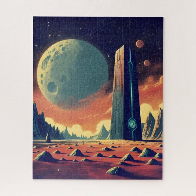Puzzle Monolithe Alien (Vertical)