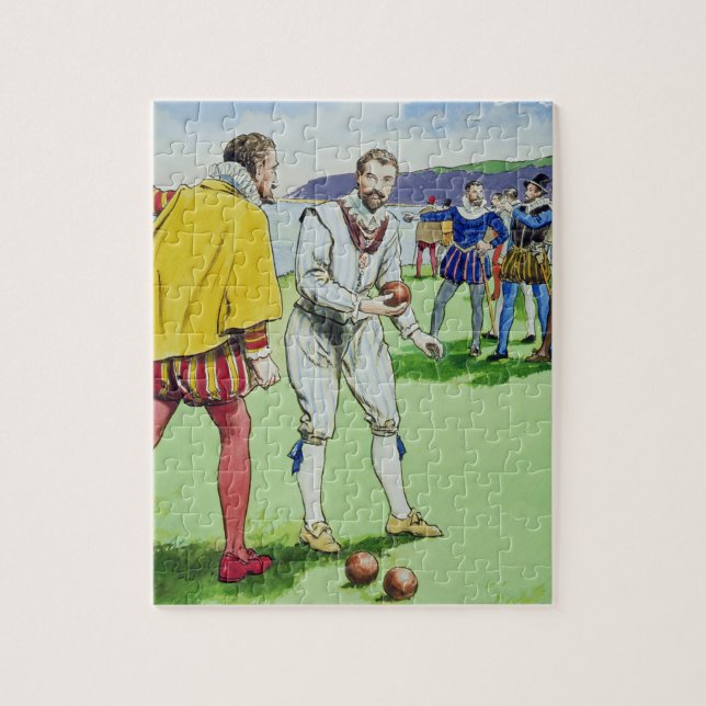 Puzzle Monsieur Francis Drake (1540/3-96) jouant des (Vertical)