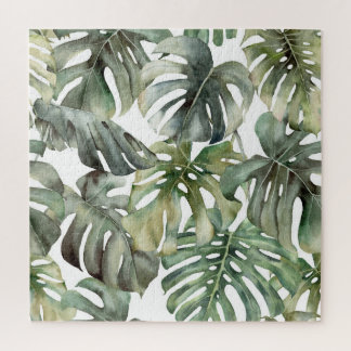 Puzzle Monstère tropicale Big Watercolor Motif