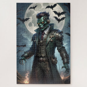 Puzzle Monstre de Frankenstein Steampunk Halloween
