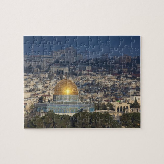 Puzzle Mont du Temple et Dôme du Rocher, aube (Horizontal)