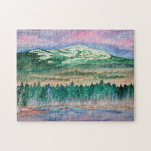 Mont Monadnock New Hampshire - Aquarelle de montag