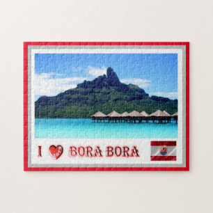 Puzzle Mont Otemanu - Bora Bora - Polynésie française -