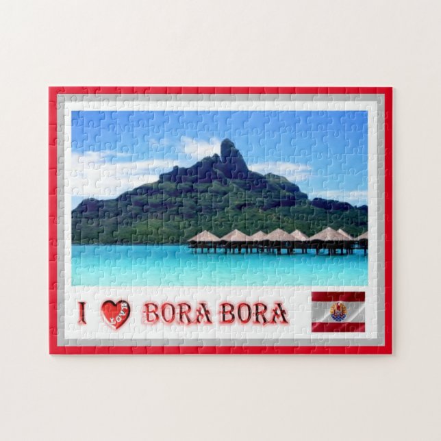 Puzzle Mont Otemanu - Bora Bora - Polynésie française - (Horizontal)