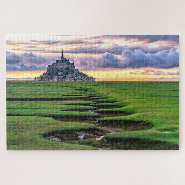 Puzzle Mont-Saint-Michel, Normandie, France (Horizontal)