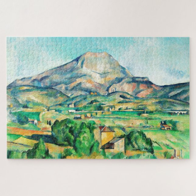 Puzzle Mont Sainte-Victoire par Paul Cezanne (Horizontal)