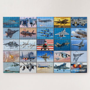 PUZZLE "MONTAGE" DE L'AÉRONEF DE COMBAT AMÉRICAIN