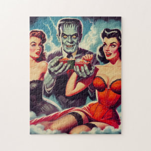 Puzzle Montage d'horreur vintage