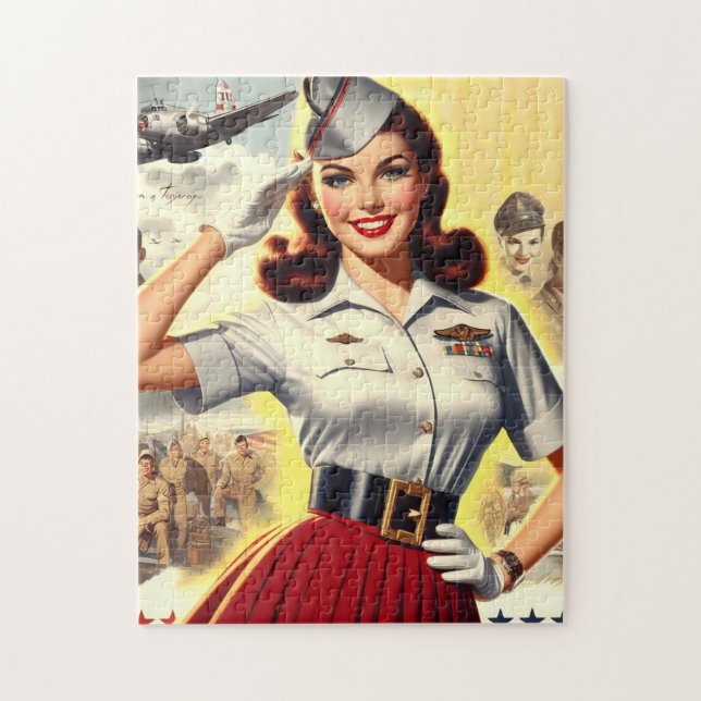 Puzzle Montage militaire rétro (Vertical)