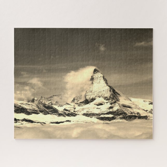 Puzzle Montagne du Cervin et nuages (Horizontal)