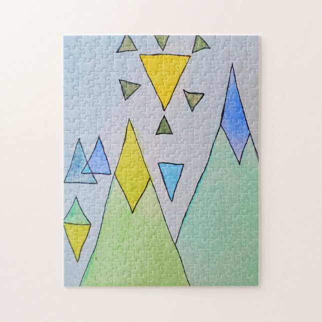 Puzzle Montagnes Abstraites (Vertical)