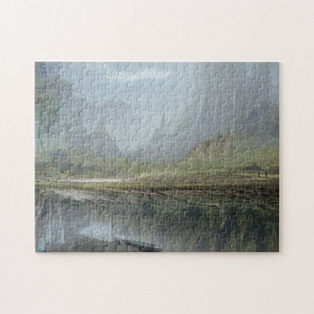 Puzzle Montagnes Accueil Paysage Belle Eau Terre (Horizontal)