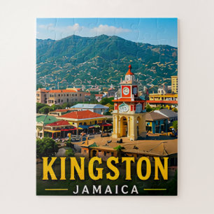 Puzzle Montagnes Bleues de Kingston et culture jamaïcaine