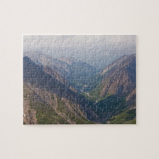 Puzzle Montagnes de chaîne d'Alaska, Alaska, Etats-Unis (Horizontal)