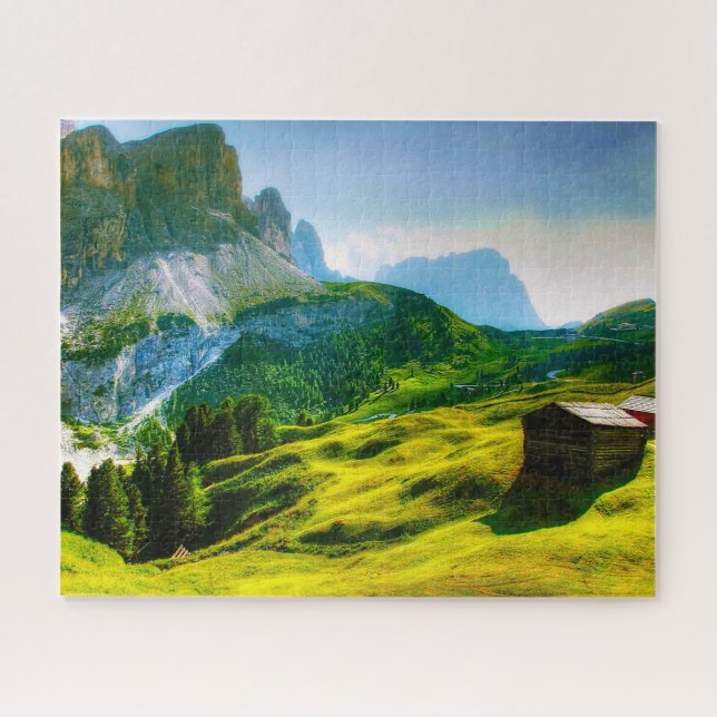 Puzzle Montagnes Dolomites. (Horizontal)