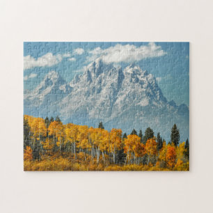Puzzle Montagnes grandes de Teton en automne