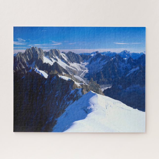 Puzzle Montagnes | Mont Blanc, Alpes européennes (Horizontal)