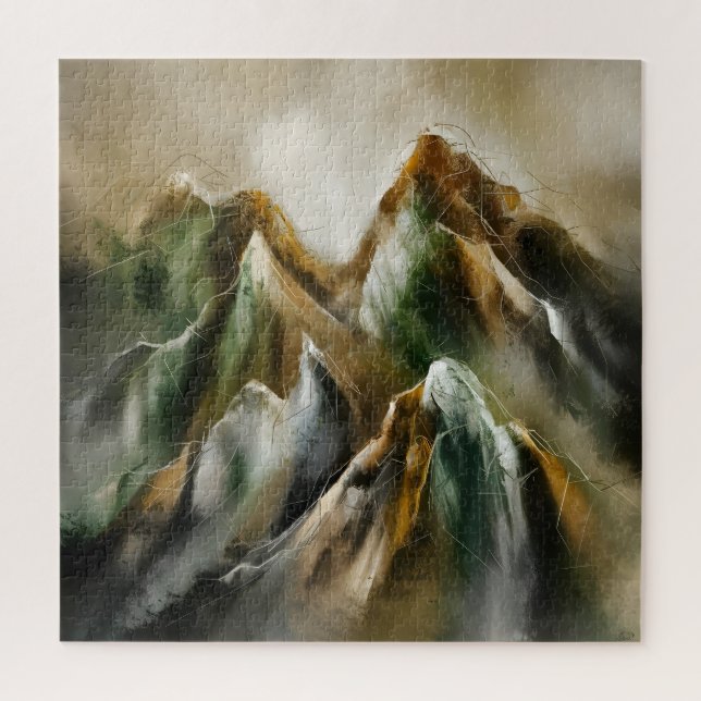 Puzzle Montagnes peintes  (Vertical)