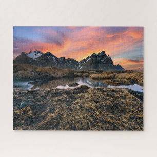 Puzzle Montagnes   Vesturhorn Mountain Islande