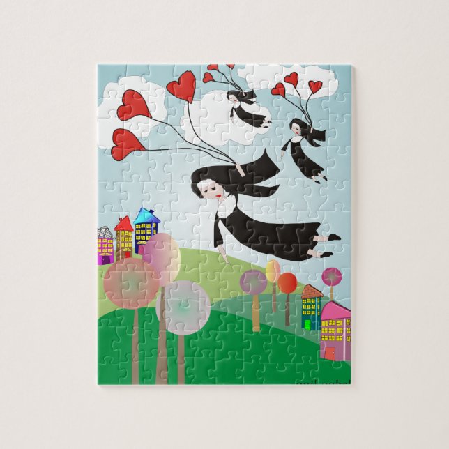 Puzzle montant de nonne (Vertical)