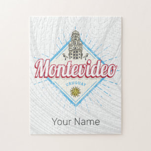 Puzzle Montevideo City Uruguay Palacio Salvo Souvenir