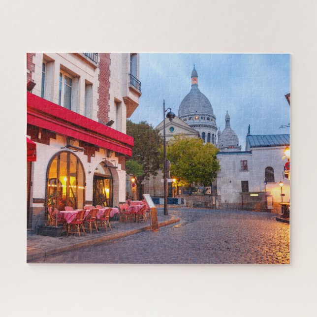 Puzzle Montmartre à Paris, France Vieux Café (Horizontal)