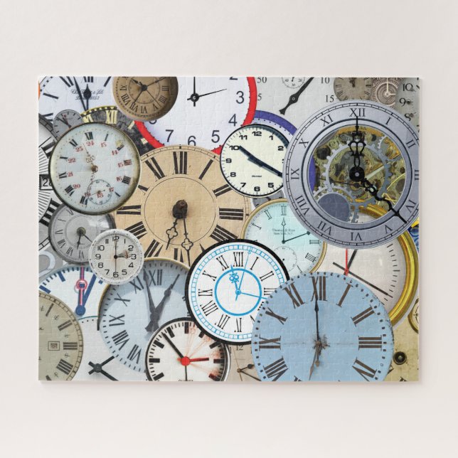 Puzzle Montres et horloges horaires (Horizontal)
