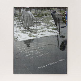 Puzzle monument commémoratif de guerre corée washington