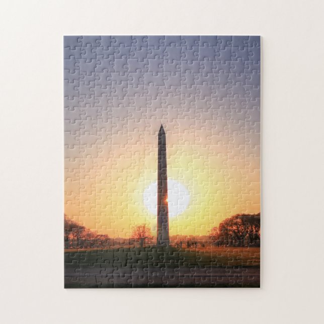 Puzzle Monument de Washington au coucher du soleil (Vertical)