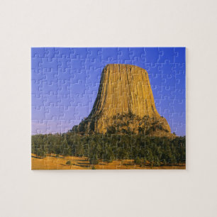 Puzzle Monument national de Devils Tower dans le Wyoming
