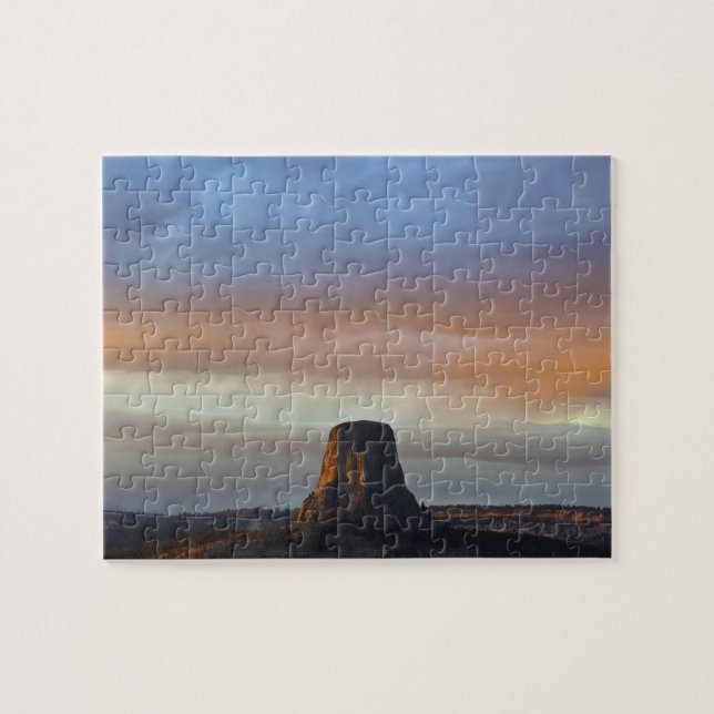 Puzzle Monument national de la tour Devils, Tempête au co (Horizontal)