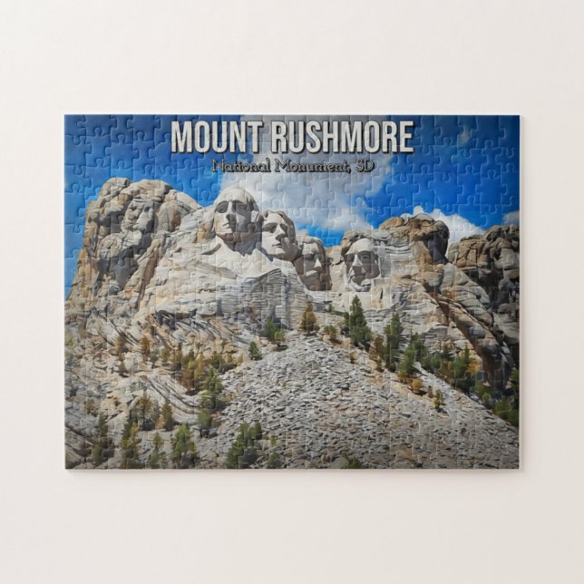 Puzzle Monument national du Mont Rushmore, Dakota du Sud  (Horizontal)