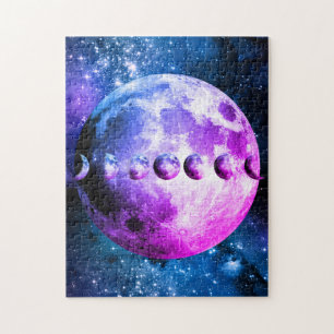 Puzzle Moon Phases & Glowing Stars of The Universe