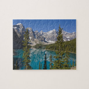 Puzzle Moraine Lake, Rocheuses canadiennes, Alberta, Cana