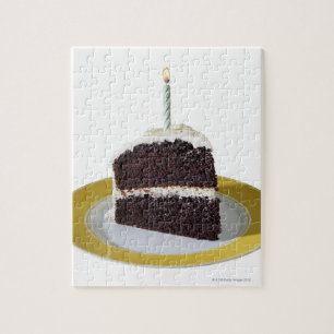 Puzzle Morceau de gâteau d'anniversaire