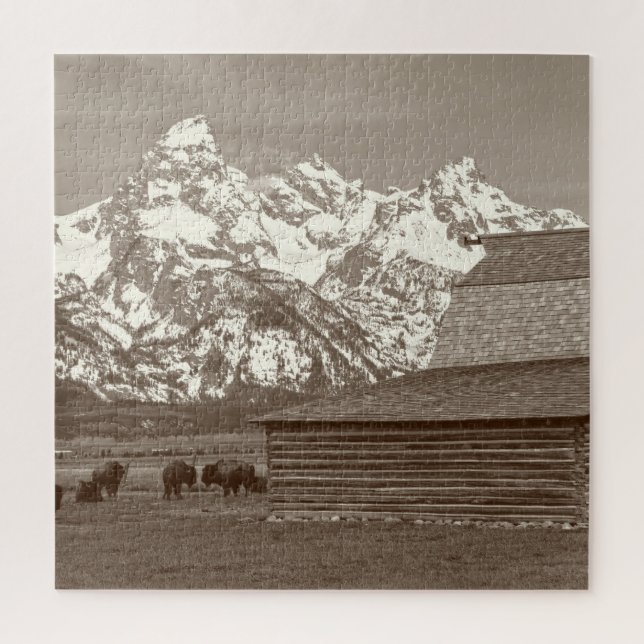 Puzzle Mormon Row - Grand Tetons - 20x20 - 676 pcs (Vertical)