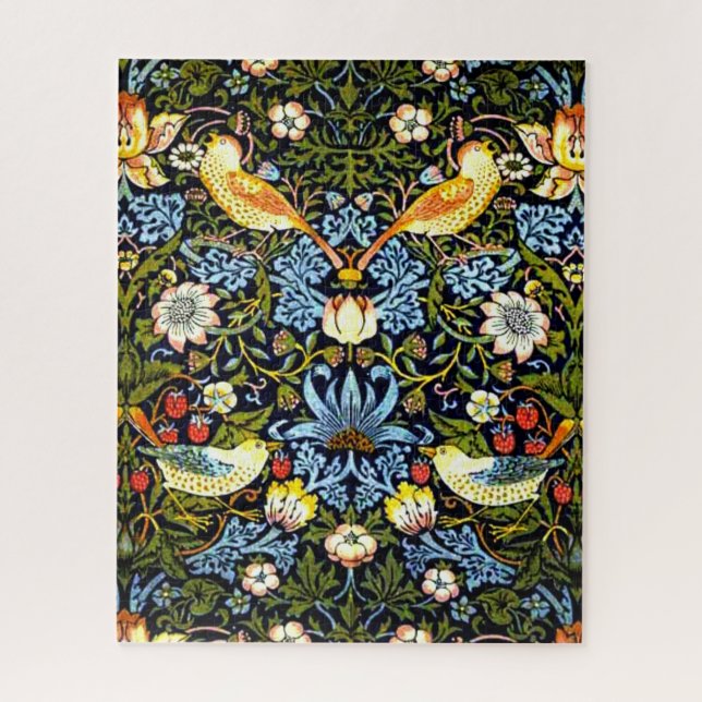 Puzzle Morris - Strawberry Thief, célèbre motif, (Vertical)