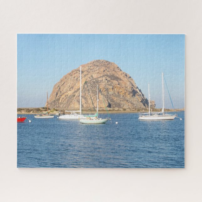 Puzzle Morro Rock, Californie 520-pc (Horizontal)