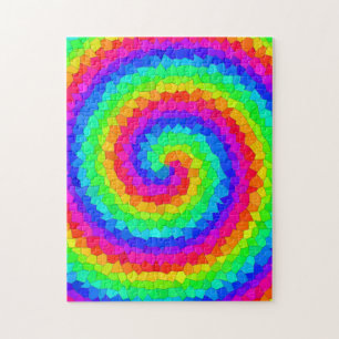 Puzzle Mosaïque arc-en-ciel